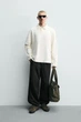 Штани Zara парашути Relaxed Fit чорний 6786/420/800 S - зображення 1