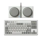 Механическая клавиатура 8BitDo Retro87 M, 87 клавиш, классический ретро-дизайн, беспроводное использование для игр и офисных задач, трехрежимное подключение Bluetooth и проводное подключение, совместимость с ПК и Android. - изображение 1