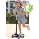 Трехколесный балансировочный самокат Ricokids Glowi черно-розовый (5903890632809) - изображение 5