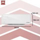 Тепловая воздушная завеса Kaminer ZELVION 26398 2000 Вт с Wi-Fi Tuya Smart, пультом и стеклянной панелью белая - изображение 2