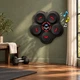 Боксерська мішень настінна з підсвіткою та музикою "Musical Boxing Target" Bluetooth 5 секцій з рукавичками в комплекті Чорний (i7-200455) - зображення 2