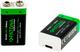 Акумулятор PATONA Premium 6F22 9V 500mAh USB-C 2 шт. (4055655239783) - зображення 1