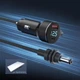Автомобильное зарядное устройство USB-C (35W) / USB-A (30W) в прикуриватель (12-24V) + Кабель DC connector 20W-180W PD длиною в 5м для спутниковой системы Starlink Mini / Старлинк Мини / Водонепроницаемый - изображение 1