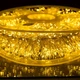 Гирлянда роса в катушке на елку Хвойная лапа 100 метров 2000 LED светодиодная новогодняя комнатная гирлянда белый провод Желтый - изображение 4