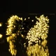 Гирлянда на елку Конский хвост Мишура 3 метра 1800 LED 20 нитей 8 режимов с пультом ДУ от сети светодиодная новогодняя комнатная гирлянда для елки Желтая - изображение 4