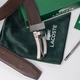 Ремінь чоловічий шкіряний Lacoste в подарунковому пакуванні - зображення 2