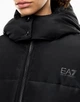 Женская куртка-бомбер EA7 Emporio Armani в черном цвете - размер 27/54 (XL)(7W001384/UC001/AF16074) - изображение 4