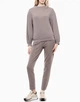 Женский спортивный костюм EA7 Emporio Armani в серо-бежевом цвете - размер 26/52 (L)( 7W00194/U6100/AF24375) - изображение 1