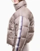 Женская куртка-бомбер EA7 Emporio Armani в серо-бежевом цвете - размер 25/50 (M)(7W001519/AF16413/U6100) - изображение 3