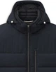 Мужская куртка Bugatti в темно-синем цвете с капюшоном - размер 30/60 (4XL)(21031/390/273213) - изображение 2