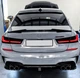 Спойлер AD_Plastik BMW 3 Series G20 G80 PSM Style чорний глянсовий ABS пластик (В-79) - зображення 2