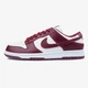 Жіночі кросівки Nike Dunk Low Team Red Bordo White 38 - изображение 1