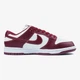 Жіночі кросівки Nike Dunk Low Team Red Bordo White 38 - изображение 8