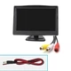 Дисплей автомобильный монитор для двух камер заднего вида UKC LCD 4.3 - изображение 3