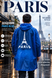 Щовик Paris Blue з капюшоном водонепроникний 5000 мм H₂O, синій вологозахисний плащ, розмір L - зображення 8