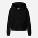 Детская теплая толстовка для девочки Name it 13258995-Black 122-128 см Черная (5715913174018) - изображение 1