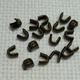 Обмежувач верхній для блискавки тип 8 антик (упаковка 25 штук) - изображение 2