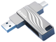 Флеш память USB HP 64GB USB 3.2 Gen1 + Type-C поворотный корпус - изображение 1