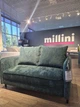 Диван розкладний Millini Smart Mini, габ.розмір 140х102х95 см, сп.місце 120х200см, зеленого кольору - изображение 1