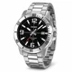 Чоловічий годинник Casio MTP-VD01D-1B з мінеральним склом, чорним циферблатом і сріблястим браслетом - зображення 1