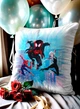 Подушка плюшева квадратна 32х32см з принтом спайдермен Spiderman 07 - зображення 1