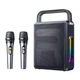 Портативная колонка Remax RB-MB08 Lighting Party 60W с 2-мя микрофонами Черная - изображение 1