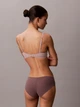 Набор трусиков слипов женских Calvin Klein 290141910 M 3 шт Черный/Белый/Коричневый (1162849776) - изображение 3