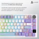 Бездротова ігрова механічна клавітура Ajazz ak820 pro White-purple, Flying Fish Switch, 75%, Hot-Swap, RGB, 2.4GHz/Bluetooth/USB - зображення 10