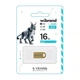 Флеш-память USB Wibrand Lynx 16 ГБ USB 2.0 металлическая моноблок золотая - изображение 2