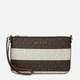 Сумка клатч женская из искусственной кожи маленькая Michael Kors 630829593 Коричневый/Молочный (1162810419) - изображение 1