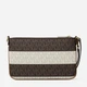 Сумка клатч женская из искусственной кожи маленькая Michael Kors 630829593 Коричневый/Молочный (1162810419) - изображение 2