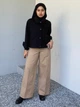Куртка-рубашка демисезонная женская Uniqlo 285902771 2XL Черная (1162800554) - изображение 4