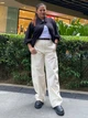 Куртка демисезонная короткая женская Uniqlo 285902771 M Черная (1159852075) - изображение 7