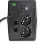 ДБЖ Qoltec Monolith 450VA 240W LCD USB RJ45 (5901878539775) - зображення 3