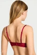Комплект білизни: бюстгальтер push-up і трусики-шортики Victoria's Secret 85D/XL Бордовий (152840) - зображення 5