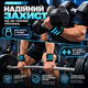 Бинты для фиксации запястья APX 204, голубые, для силовых тренировок, пара (2 шт.) - изображение 6