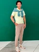 Поло длинное мужское Uniqlo 492675121 L Желтое (1162809065) - изображение 6