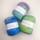 Пряжа Fantasy Rainbow AVANTI YARN для в'язання ткацтва меринос із альпакою вовна 100г 330м Неоновий мікс Колір блакитно-фісташковий (10310101) - изображение 3