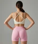 Жіночі фітнес шорти Nordvik AuraStride Peach-Sculpt Рожевий L - зображення 2