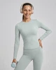 Женский спортивный лонгслив Nordvik Pro-Fit Dry Run Мятный XL - изображение 1