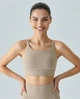 Женский спортивный топ бра Nordvik Luxe-Support Бежевый XL - изображение 1