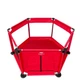 Манеж детский Malatec 125х113х64 см Красный - изображение 2