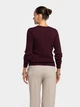 Джемпер жіночий Arber бавовняний Crew-neck WD8 WTR-254 M бордовий (W10.43.18.631) - изображение 4