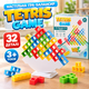 Настільна гра-балансир Tetris Game «Балансуюча вежа», 32 деталі, різнокольорові блоки, 3+ - зображення 8