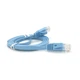 Патч-корд литой плоский Weepda YG008 UTP, RJ-45, Cat.6, 1 м, синий - изображение 2