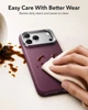 Чохол ESR Atelier Magnetic до iPhone 17 Pro/18 Pro Deep Burgundy (1A91500302) - зображення 5