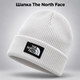 Зимова чоловіча шапка The North Face TNF для зими, тепла в’язана шапка Норт Фейс на зиму, універсальний розмір One Size AGR-0 білий колір - зображення 1