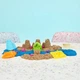 Набір для ліплення Spin Master Kinetic Sand Sandy Shore Spielset 6076422 (681147122338) - зображення 6