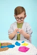 Набір для ліплення Spin Master Kinetic Sand Sandy Shore Spielset 6076422 (681147122338) - зображення 7