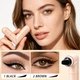 Водостійка підводка-штамп для очей Eyeliner Stamp двостороння Коричнева - зображення 7